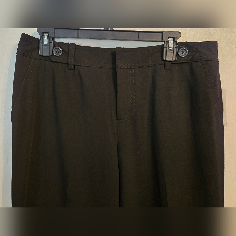 NWT | Merona | Women's Wide-Leg Dress Pants | Color: Black | Size: 10 - Picture 9 of 13